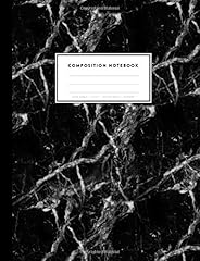 Composition notebook black for sale  Delivered anywhere in USA 