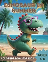 Dinosaurs summer coloring for sale  Delivered anywhere in UK