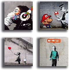 Quadri moderni banksy usato  Spedito ovunque in Italia 