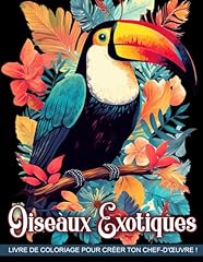 Livre coloriage oiseaux d'occasion  Livré partout en France