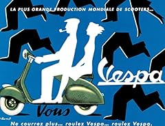 Vespa vintage poster for sale  Delivered anywhere in UK