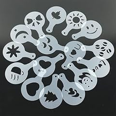 16pcs coffee stencils for sale  Delivered anywhere in Ireland