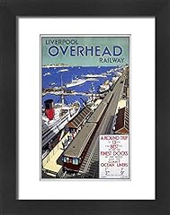 Media Storehouse Framed 16x12 Print of Liverpool Overhead, used for sale  Delivered anywhere in UK