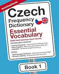 Czech frequency dictionary for sale  Delivered anywhere in USA 