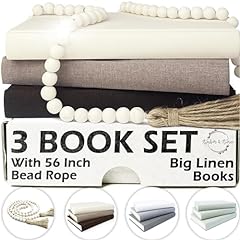 Linen decorative books for sale  Delivered anywhere in USA 