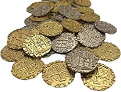 Metal pirate coins for sale  Delivered anywhere in UK