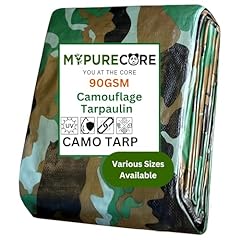 Mypurecore camouflage tarpauli for sale  Delivered anywhere in UK