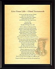 Chief tecumseh inspirational for sale  Delivered anywhere in USA 