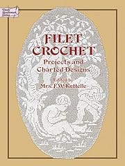 Filet crochet projects usato  Spedito ovunque in Italia 
