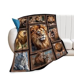 Lion blanket wild for sale  Delivered anywhere in USA 