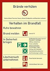 Schild aushang brandschutzordn gebraucht kaufen  Wird an jeden Ort in Deutschland