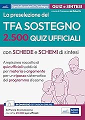 Preselezione tfa sostegno usato  Spedito ovunque in Italia 