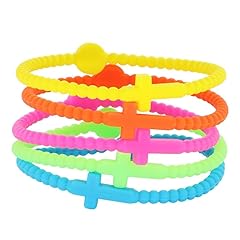 Silicone cross bracelet for sale  Delivered anywhere in USA 