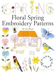 Floral spring embroidery for sale  Delivered anywhere in UK