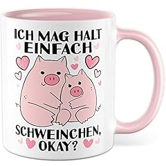 Tasse schweinchen lustige gebraucht kaufen  Wird an jeden Ort in Deutschland