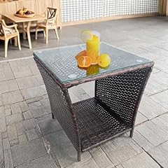 Outdoor rattan side for sale  Delivered anywhere in USA 