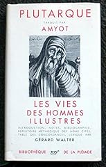 Plutarque vies hommes d'occasion  Livré partout en France