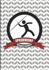 Trainingstagebuch speerwurf mo gebraucht kaufen  Wird an jeden Ort in Deutschland