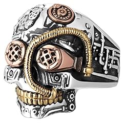 Steampunk skull rings for sale  Delivered anywhere in Canada