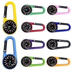 10pcs carabiner compass for sale  Delivered anywhere in UK