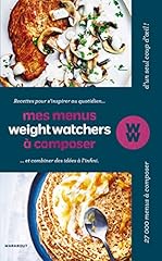 Menus weight watchers d'occasion  Livré partout en France