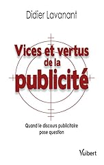 Vices vertus publicité d'occasion  Livré partout en France