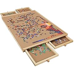 Ruication Jigsaw Puzzle Table Wooden Puzzle Plate Smooth for sale  Delivered anywhere in Ireland