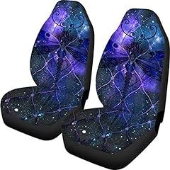 INSTANTARTS 2 Piece Galaxy Print Fashion Car Seat Covers for sale  Delivered anywhere in USA 