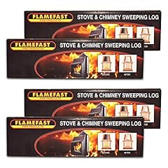 Flamefast Stove & Chimney Sweeping Log Helps to Remove, used for sale  Delivered anywhere in UK