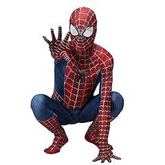 RNGNBKLS Bambino Adulto Spiderman Homecoming Costume Halloween Carnival Cosplay Spiderman Vestito Spandex/Lycra 3D Stampa Spiderman Suit,Child-S, usato usato  Spedito ovunque in Italia 