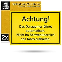 Warnschild achtung garagentor gebraucht kaufen  Wird an jeden Ort in Deutschland