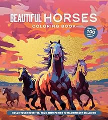 Beautiful horses coloring for sale  Delivered anywhere in USA 