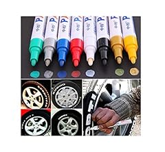 Baost 1Pc Colorful Tyre Paint Marker Pens Universal Waterproof Car Tyre Tire Tread Rubber Metal Permanent Paint Marker Pen Fit for Car Motorcycle Bike Tire Tread Rubber Metal Red for sale  Delivered anywhere in Canada