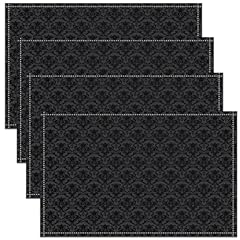 Homemissing damask placemats for sale  Delivered anywhere in UK