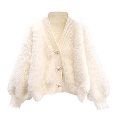 Fluffy fur cardigan for sale  Delivered anywhere in UK