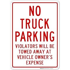 Truck parking sign for sale  Delivered anywhere in USA 
