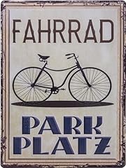 Blechschild fahrrad parkplatz gebraucht kaufen  Wird an jeden Ort in Deutschland