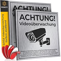 Signity schild videoüberwachu gebraucht kaufen  Wird an jeden Ort in Deutschland