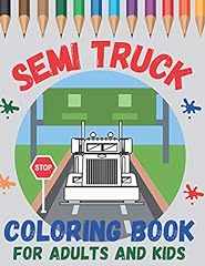 Semi truck coloring for sale  Delivered anywhere in USA 