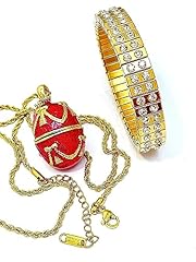 Luxury red fabrege for sale  Delivered anywhere in UK