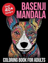 Basenji mandala coloring for sale  Delivered anywhere in UK