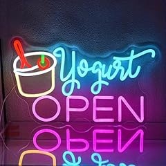 Yogurt open neon for sale  Delivered anywhere in USA 