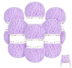 Fluffy yarn knitting for sale  Delivered anywhere in UK
