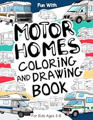 Motorhomes coloring drawing for sale  Delivered anywhere in UK