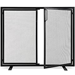 Used, Best Choice Products 38.5x31in 2-Door Fireplace Screen, for sale  Delivered anywhere in USA 