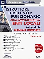 Istruttore direttivo funzionar usato  Spedito ovunque in Italia 