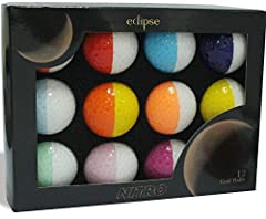 Nitro Eclipse 12-Pack Golf Balls (Assorted Colors) for sale  Delivered anywhere in USA 