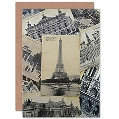 Collage postcards paris for sale  Delivered anywhere in UK