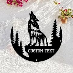 Custom wolf metal for sale  Delivered anywhere in USA 