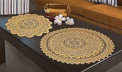 Pair doilie doily for sale  Delivered anywhere in UK
